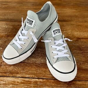 Converse Chuck Taylor All Star Shoreline Knit Slip-On Sneaker Gray Women's 8